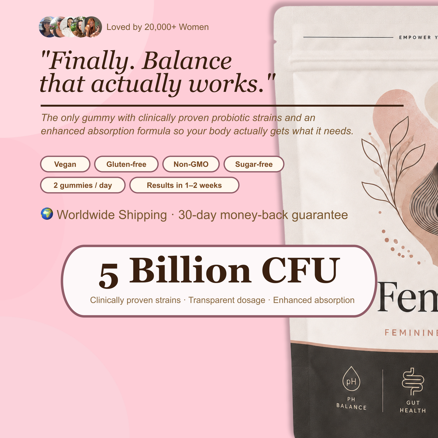 Fempia Vaginal Probiotic - 100% Real